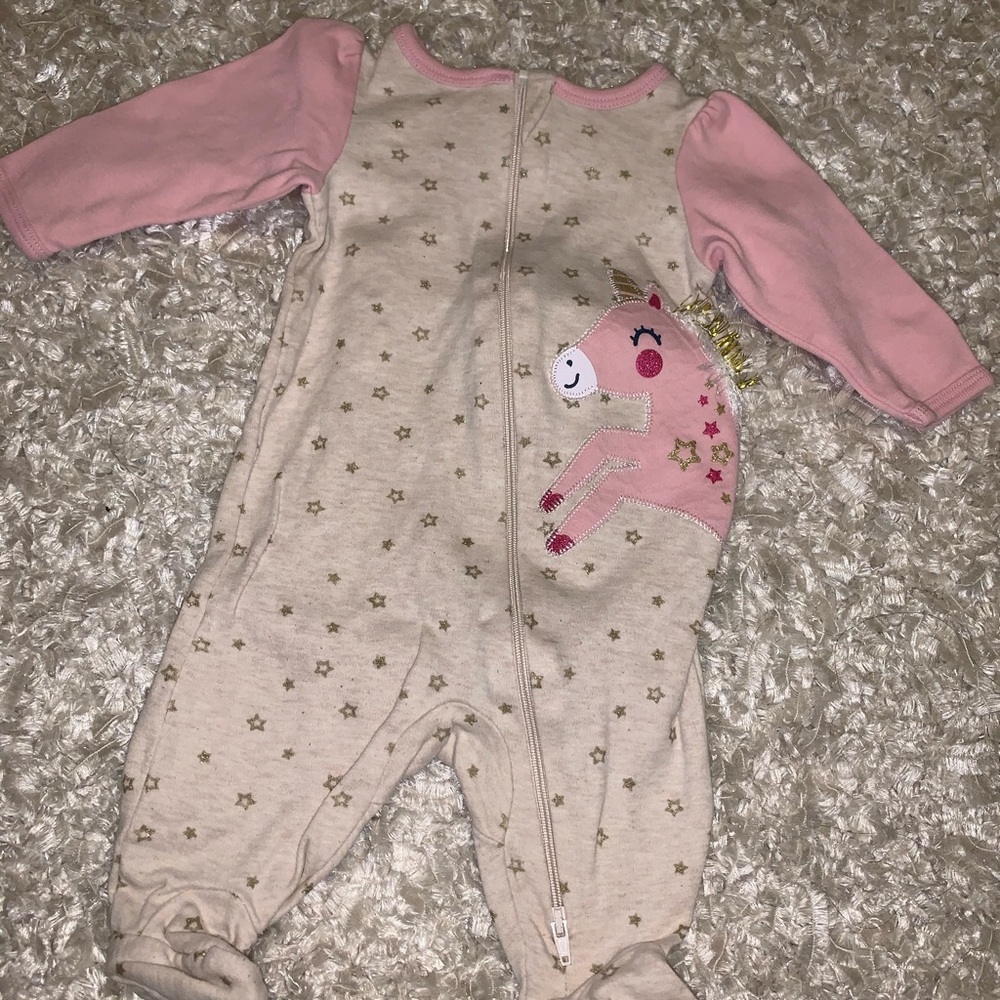 Unicorn footsie sleeper
